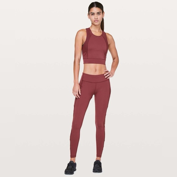 Lululemon Speed Up Tight *Mesh 28" Savannah Size 8 EUC - Picture 4 of 8